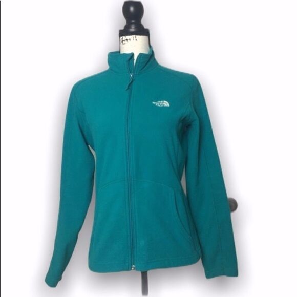 The North Face SZ M teal fleece - Picture 1 of 3